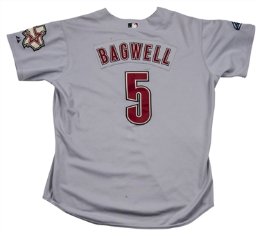 2003 Jeff Bagwell Game Used Houston Astros Road Jersey